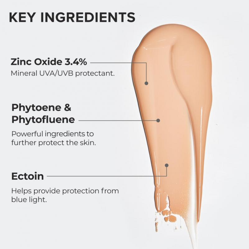 Skincare HydraTint Pro Crema Solare Minerale SPF 36 (94 g) | Crema Solare Colorata 2-in-1 per Uso Quotidiano | Senza Profumo, Resistente all'Acqua