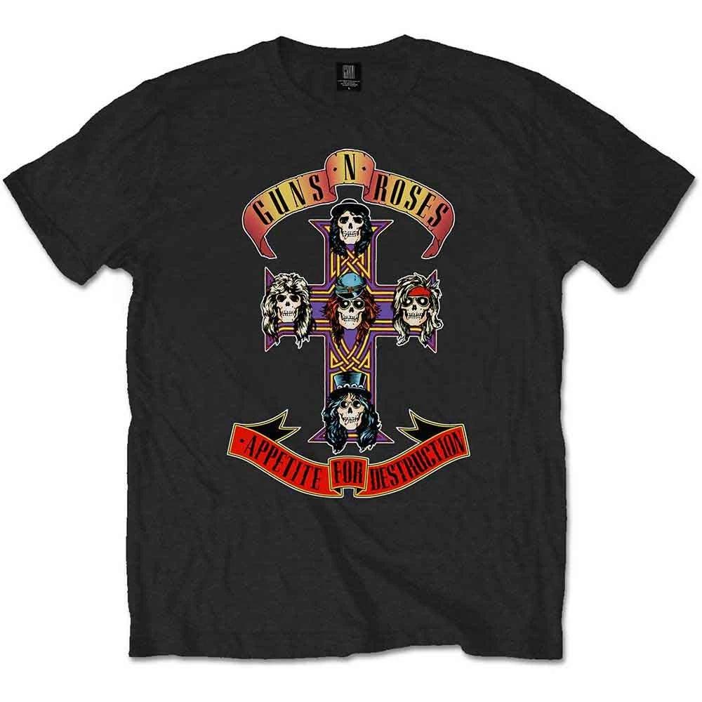Guns N' Roses Appetite For Destruction Authorized Men's T-Shirt-