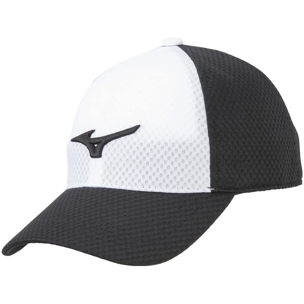 

Mizuno Mesh Sports Junior Free Size Cap, Hat, Junior, 32JW2100, Black/White,