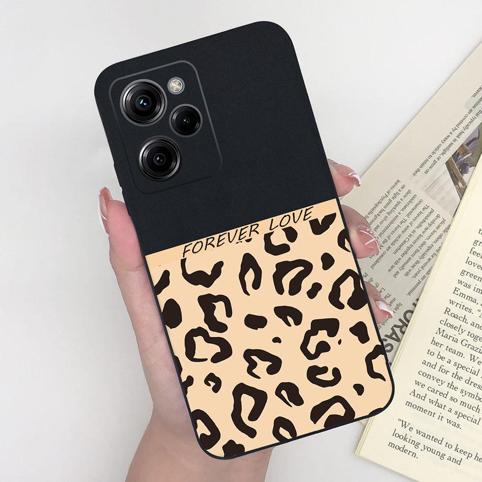 Cell Phone Case For Xiaomi Poco X5 Pro 5G Trendy Pattern Silicone Protective Matte Cover For PocoX5 X 5 X5Pro Capa Funda Bumper