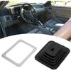 Rubber Shifter Boot Gear Panel Dust Cover 5 5/8in X 6 3/4in Manual Automatic 350 Shifter Boot Dust Cover