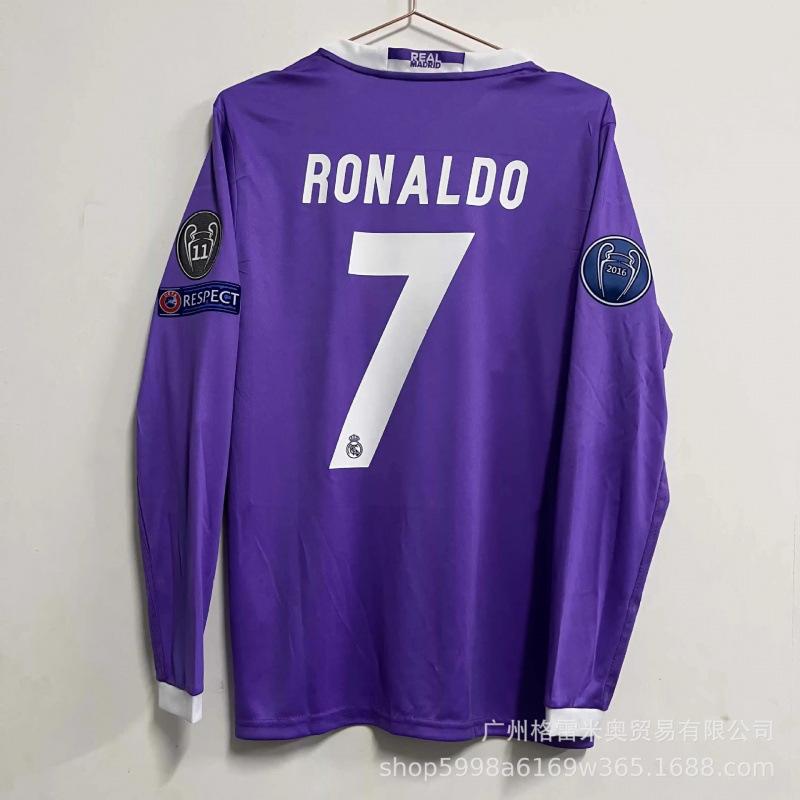 La migliore maglia retro da star del calcio mondiale dell'anno, Messi C Ronaldo, Neymar Zidane Henry maglia da calcio