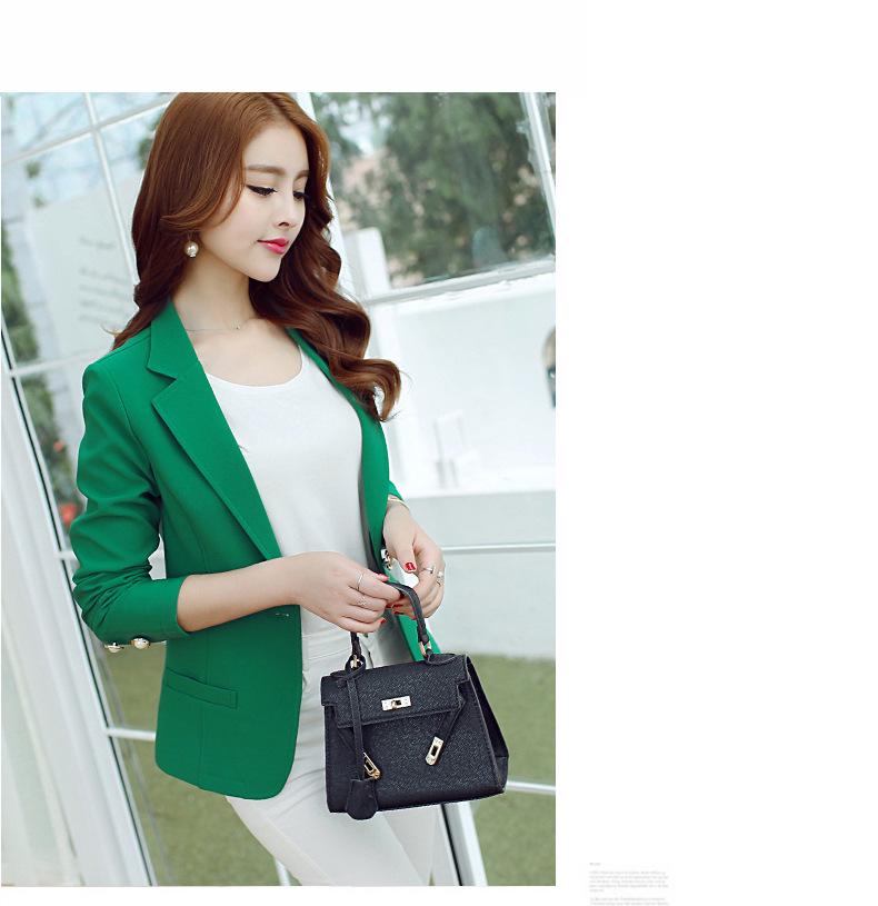 Caidaifei 2025 Women's Plus Size Winter Slimming Blazer - Fashionable Casual Long Sleeve Outerwear