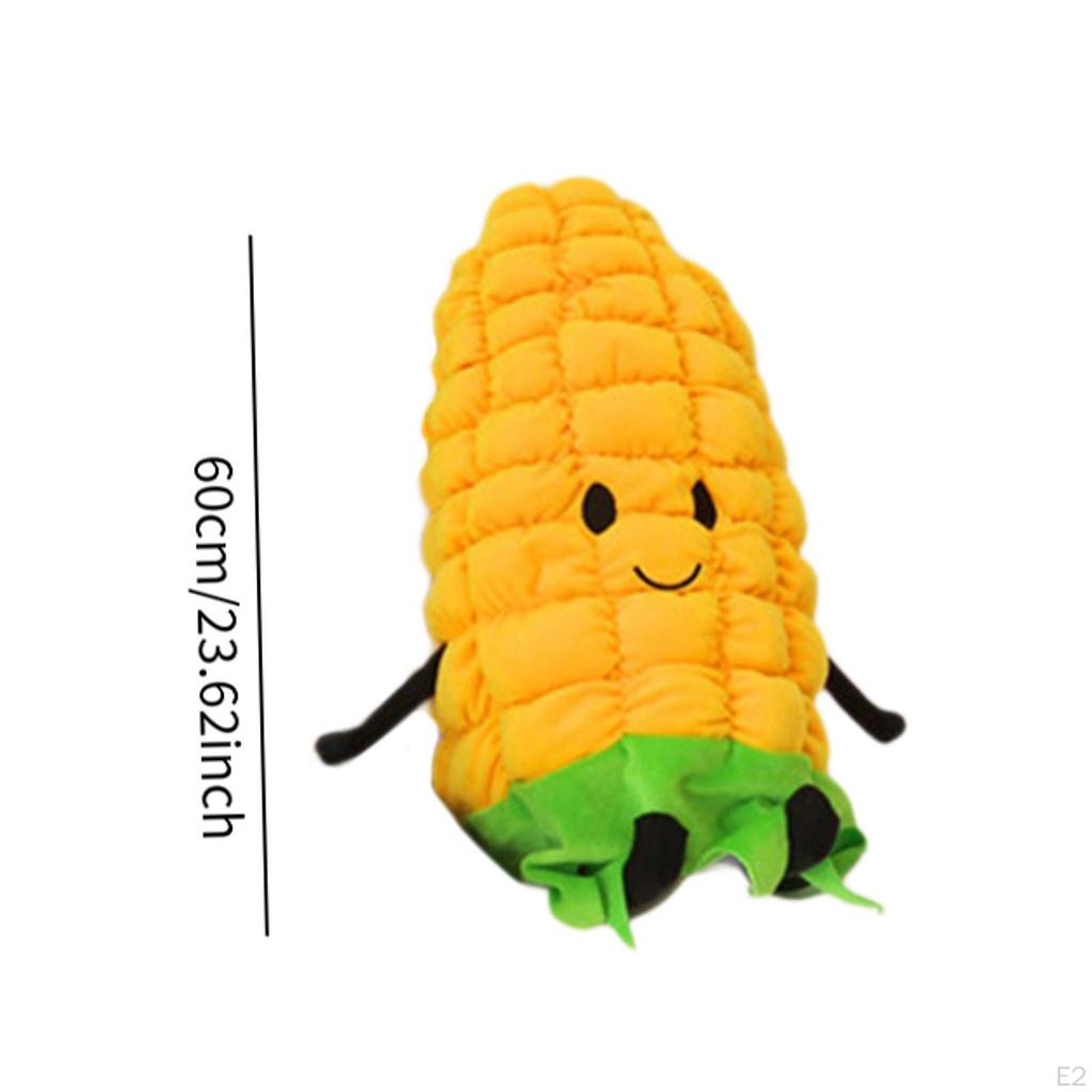 Corn Plush Toy Fruit Comfortable Sofa Ornaments Plushie Cuddly Pillow Hugging for