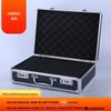 Aluminum Alloy Portable Toolbox with Lock for Hardware, Documents, and Cash Storage