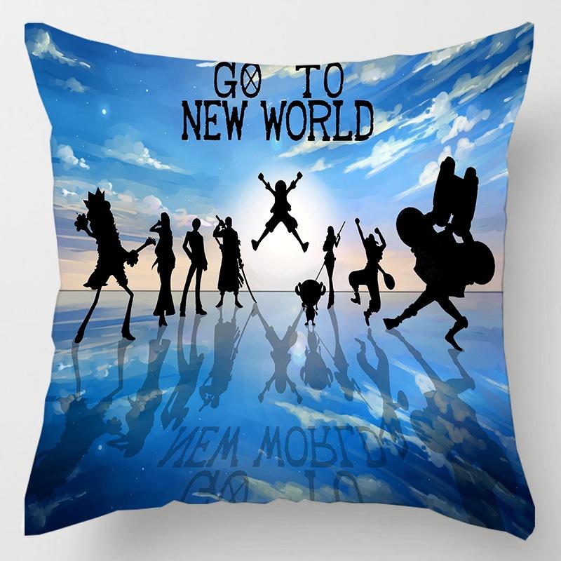 Anime Piece One Cartoon Cushion Cover Pillow Case Sofa Decorative Pillowcover