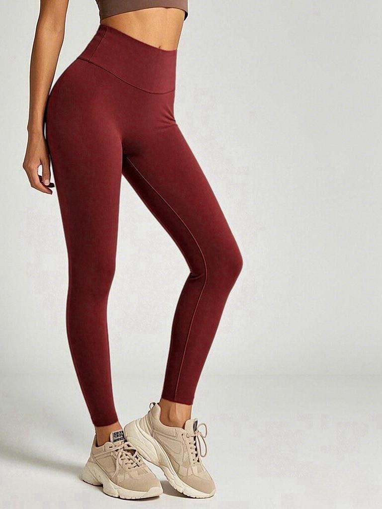 Women's Quick-Dry High-Waist Yoga Pants – Breathable, Nude-Feel, Hip-Lifting Tights for Spring/Summer