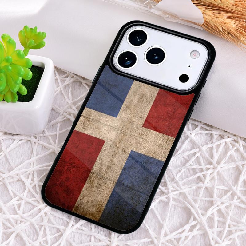Dominican Republic Flag Soft Phone Case for iPhone 17 Air 16 15 11 12 14 13 Pro Max Shockproof Cover