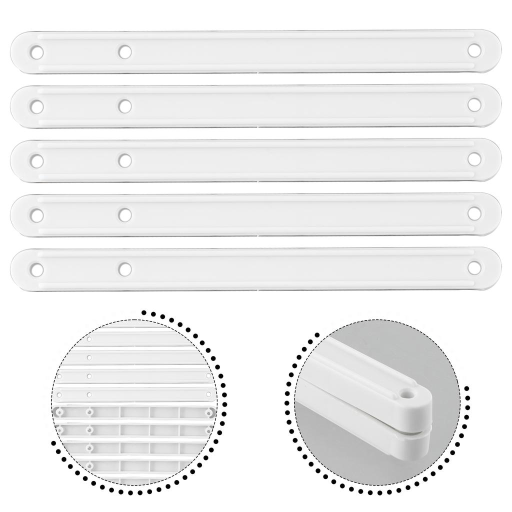 10pcs Draw Rail Plastic Drawer Slides 180/235/298mm Draw Runners Replacement Wardrobe Guide Rail Furniture Hardware