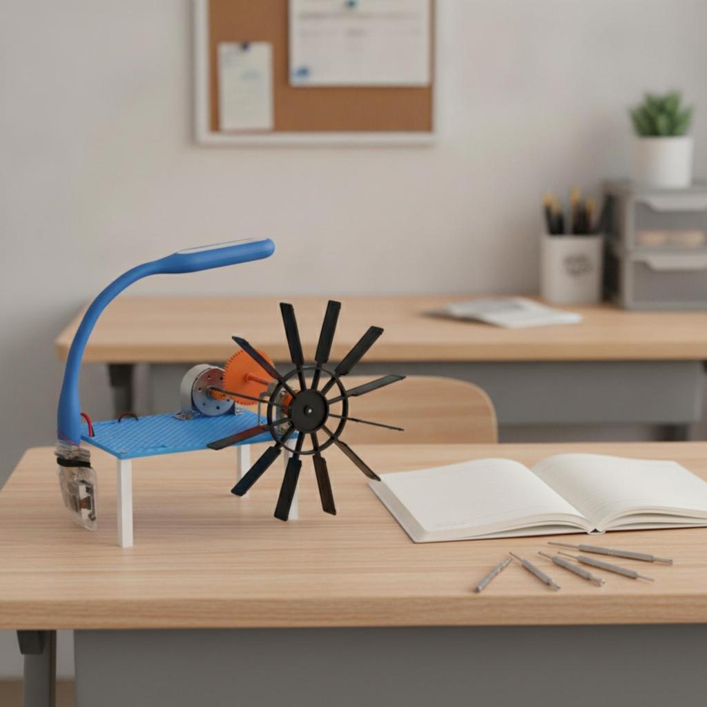 Wasserkraftgenerator Modell Interaktives Kit