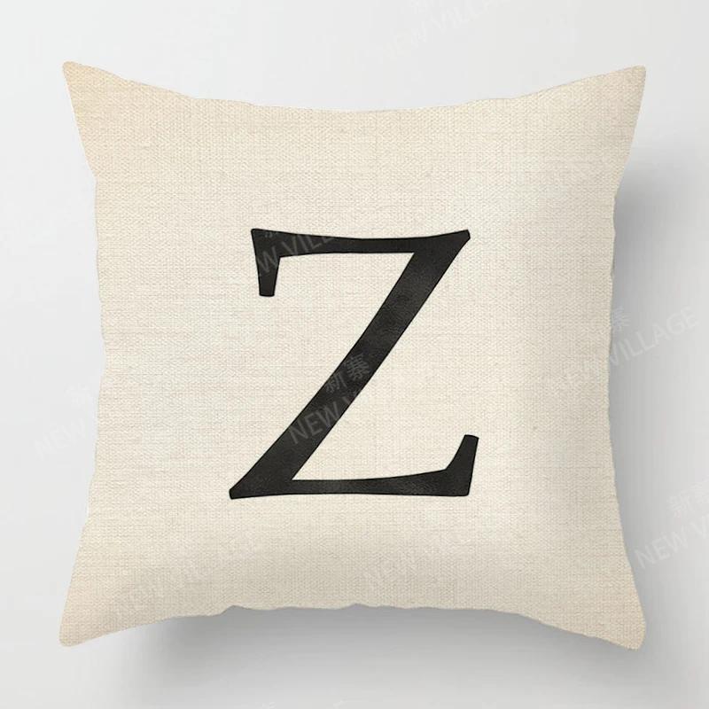 Home Living Room Fashion Letter Decoration Cushion Covers Linen Throw Pillow Covers45*45 Pillowcase 40x40cm 50x50 45x45