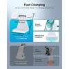 Chargeur Sans Fil Magnétique pour iPhone - Station de Charge Magnétique Sûre 3-en-1 pour Divers Appareils