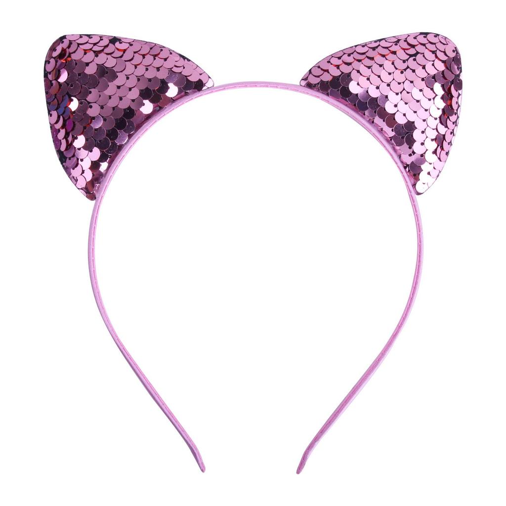 Sequin Cat Ears Headband for Kids - Cute DIY Fabric Hair Accessory