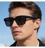 Stylish UV Protection Polarized Clip-On Sunglasses for Women - Large Frame & Color-Changing, Compatible with Myopia Glasses