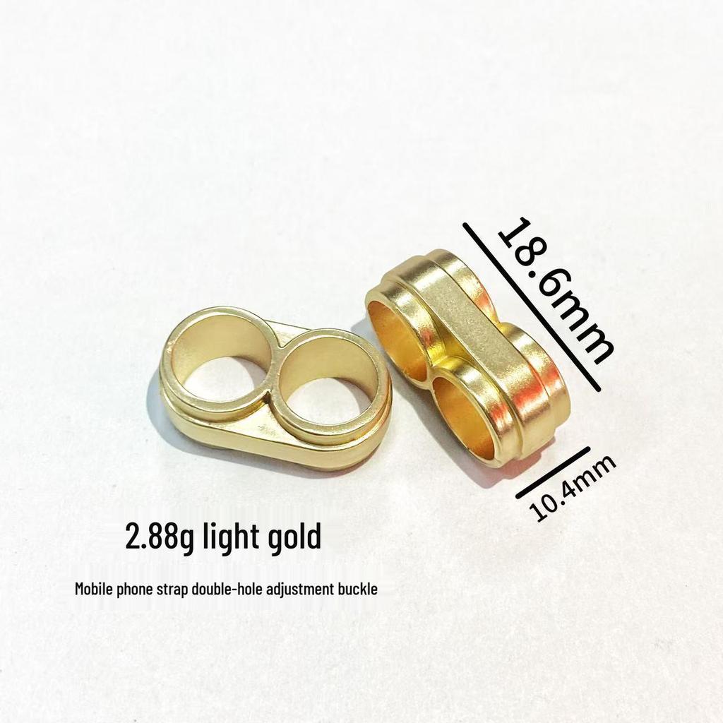 Gold Dog Buckle Zinc Alloy Phone Lanyard - Versatile DIY Hanging Chain Accessory