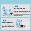 Kids Cartoon 3D Ears Snorkeling Mask Goggles, Tempered Glass Lens, Leak - Proof, Silicone Gear for Swimming & Floating Diving