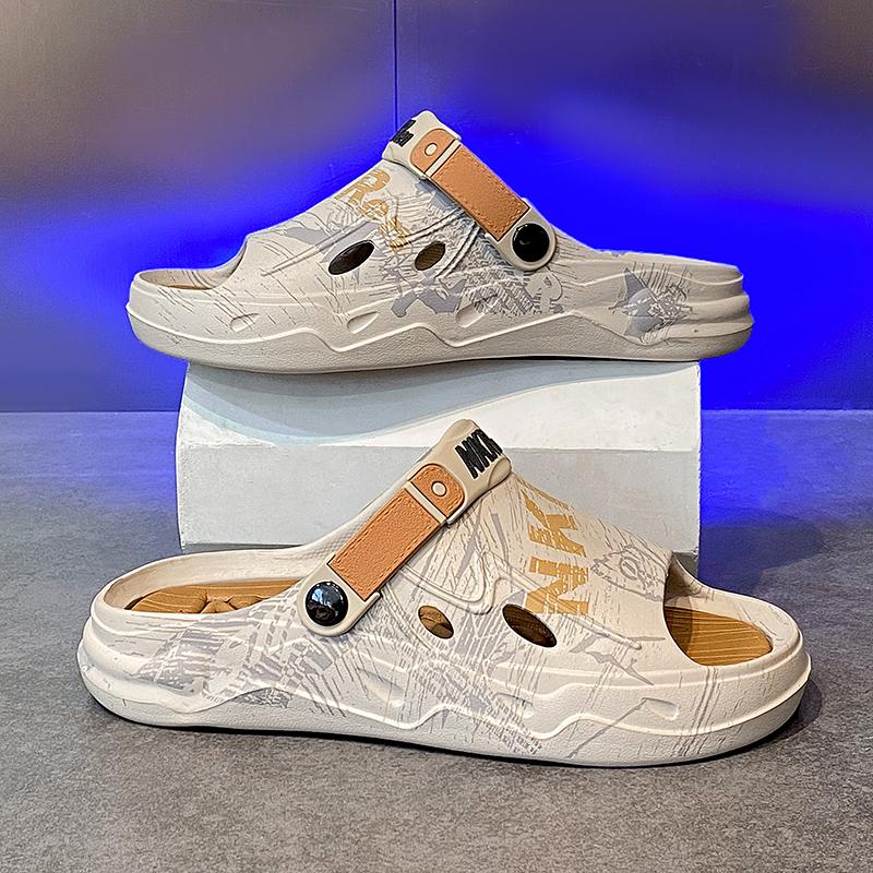 Fashion Soft Male Slipper Slip Resistant Eva Mens Shoe Sabot Slides Rubber Elegant 2025 Fashion Style Designer Luxury Trend Low Price