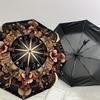1PC Floral CompassAutomatic Open/Close Umbrella with Windproof, 8-Rib Sturdy Canopy, Durable Ribs, Fashionable Design, Outdoor Accessory, Fun Prin, Ho