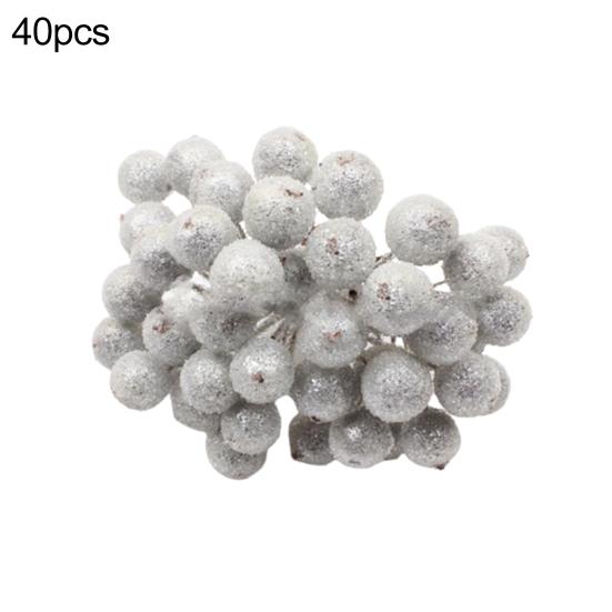 1 Bouquet Artificial Holly Berry Maintenance-free Exquisite Home Decor Pretty Artificial Berry for DIY