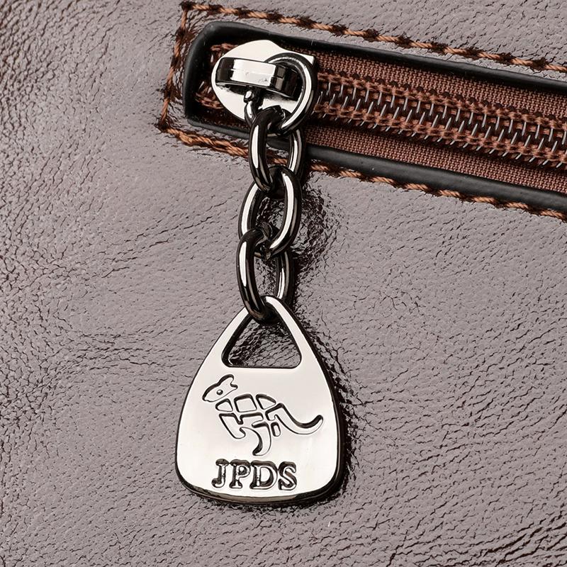 Retro PU Leather Handbags for Women Flower Decor Women's Shoulder Bag Leather Tote Bag