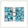 42Pcs/set Multiple Sizes Christmas Ball Set Xmas Baubles Plastic Xmas Tree Hanging Pendant Gift Ball Christmas Decorations