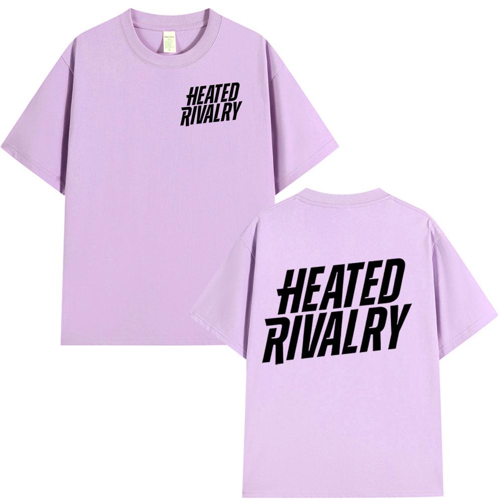 TV Series Heated Rivalry Logo Print T-shirts Women Fashion Vintage T Shirt Cotton Casual Short Sleeves T-shirt Streetwear