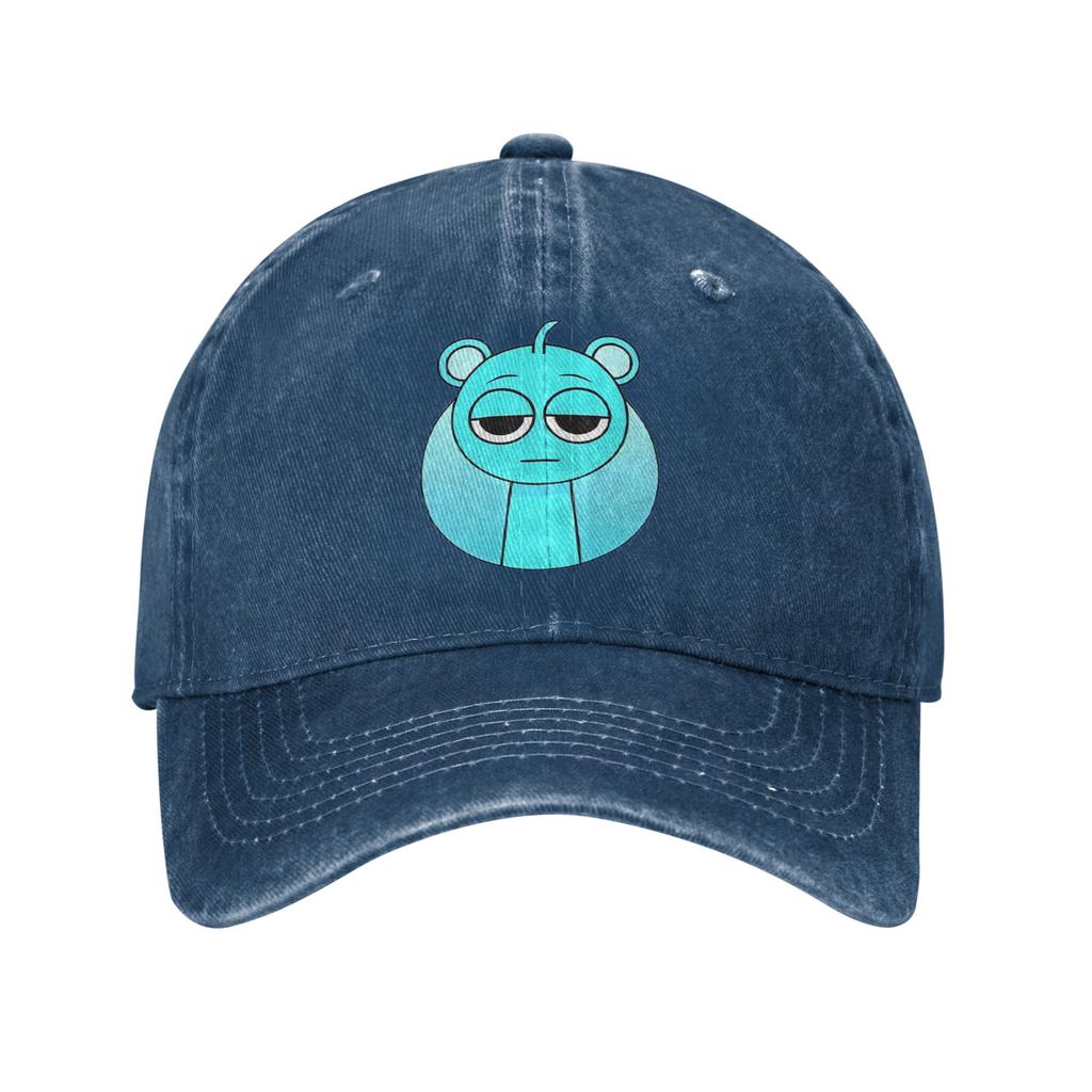 Sprunkis Cartoon Unisex Style Baseball Caps  Distressed Cotton Hats Cap Vintage Outdoor Activities Gift Snapback Cap