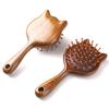 Sandalwood Scalp Massage Comb Meridian Comb Toothed Head Hair Comb Body Beautify Massage Guasha Scraping Care Comb