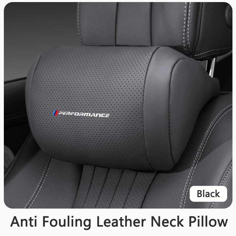 BJYM4 Memory Cotton Car Seat Headrest Neck Pillow Interior Accessories For BMW Performance M E46 E60 E90 E39 E36 E28 X3 X5 X1 X4 X6 X7