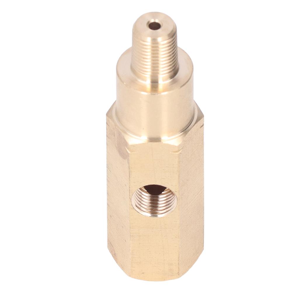 18in Oil Pressure Gauge Adapter Brass T Piece Sensor Sender Universal for Car Modification