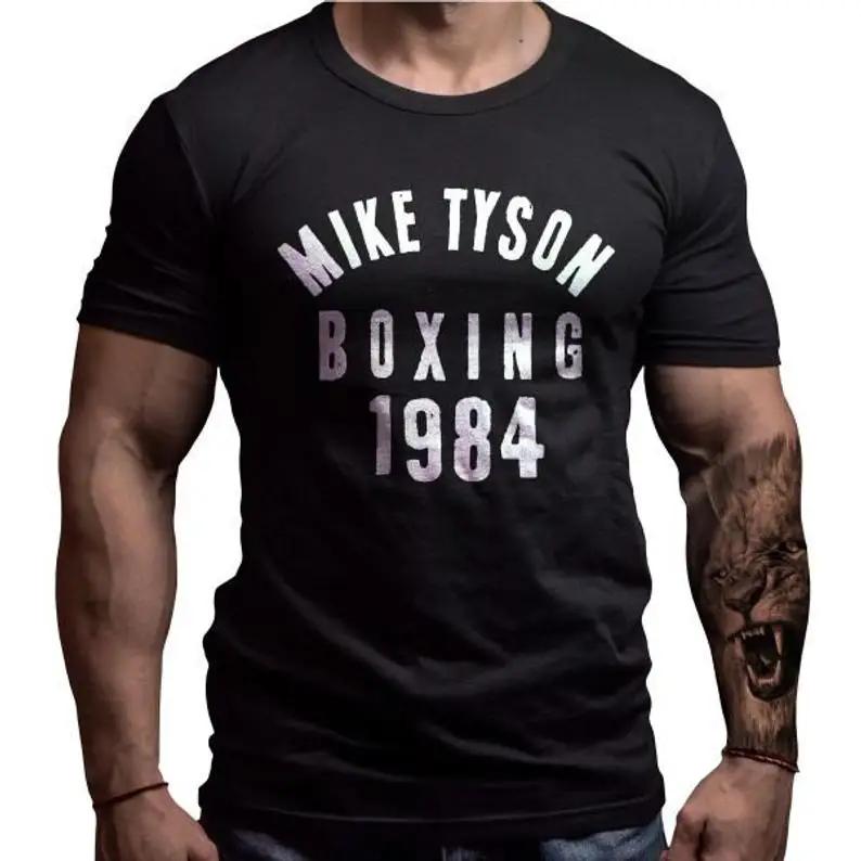 

Mike Tyson TShirt Boxing Club Design Summer Cotton ONeck Short Sleeve Mens T Shirt New Size S3XL 4XL