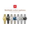 OLEVS 6727 Ladies Watch Automatic Mechanical Watch Stainless Steel Waterproof Calendar Week Watches For Women Luxury Elegant New
