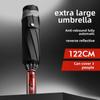 Large Size Men's Customizable Anti-rebound Folding Umbrella with Automatic Reverse, Luminous Design, and Explosion-proof Feature.