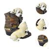Dog Figurine Piggy Bank Money Save Saving Pot for Coffee Table Entryway Bookshelf