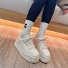 Fashion Spring White Chunky Shoes for Women Sneakers High Quality All-match Increasing Casual Platform Shoes Korean Kawaii Lolita Shoe
