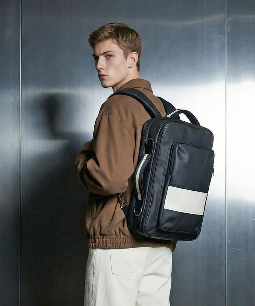 Lodinatt Luggage Grip Backpack Cream