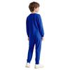 Unisex Kids Special Needs Clothing Round Neck Long Sleeve Back Invisible Zipper One Piece Cotton Jumpsuit