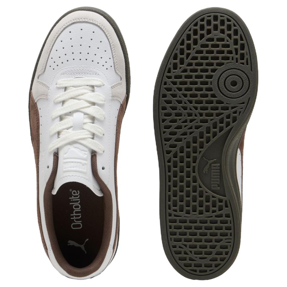 New PUMA Skateboard Shoes Unisex White Brown 401360-14