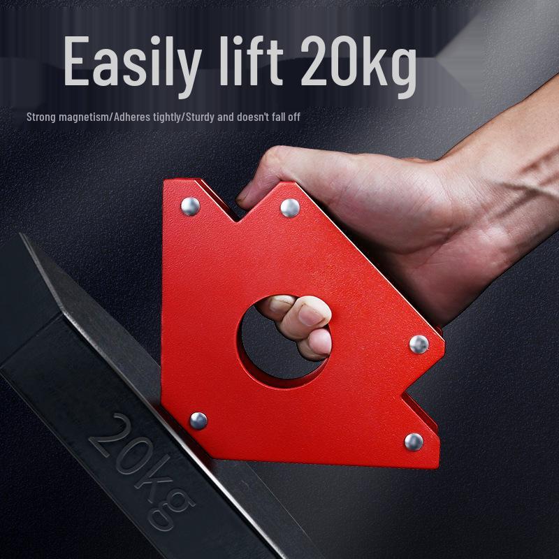 Multi-Angle Magnetic Welding Fixator: 90° Right Angle Triangle Positioning Tool