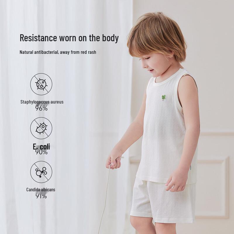 Babylove Unisex Summer Bamboo Cotton Vest & Shorts Set