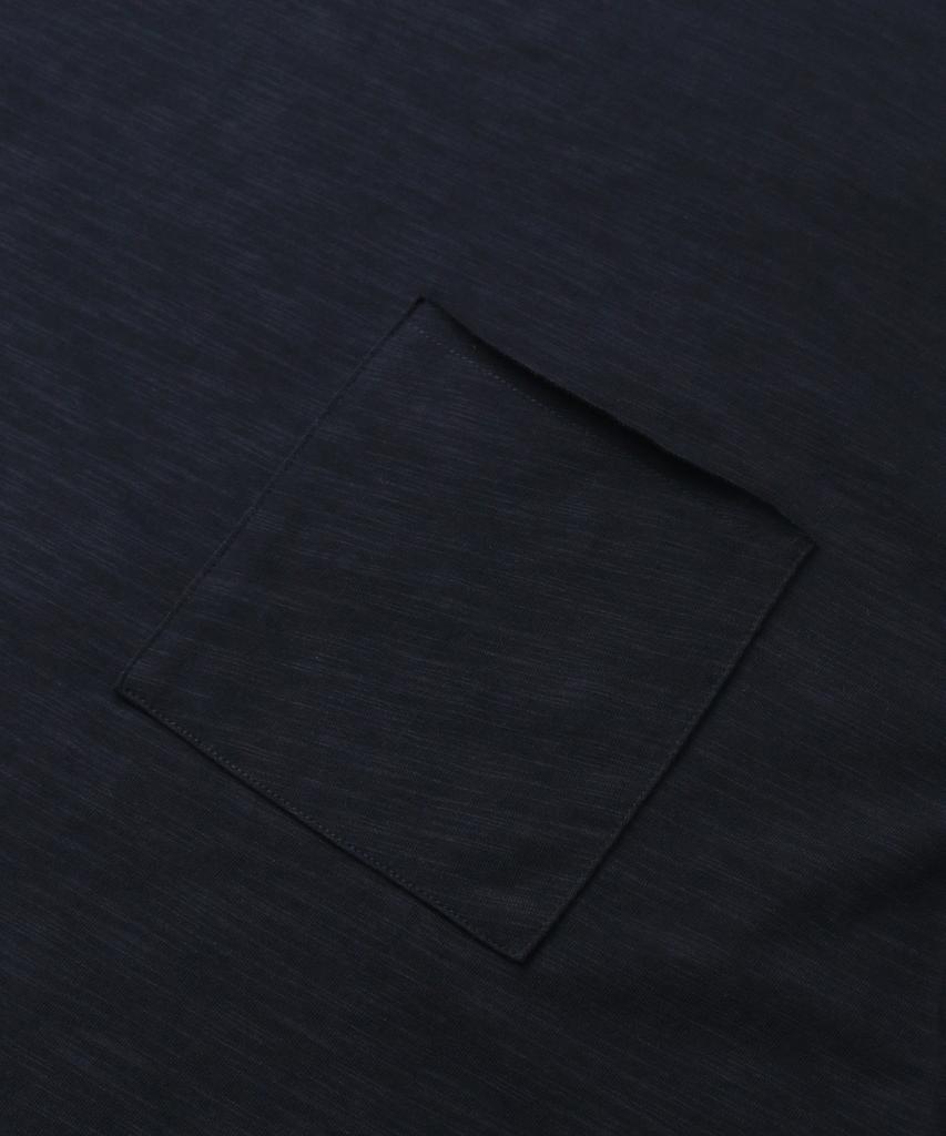 INDUST Low-Cut Cotton Slub Long Sleeve (Navy)