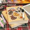Extra-Thick Blank Notebook Blank Pages Diary Notebook High Level Student Notebook  Diary Keeping