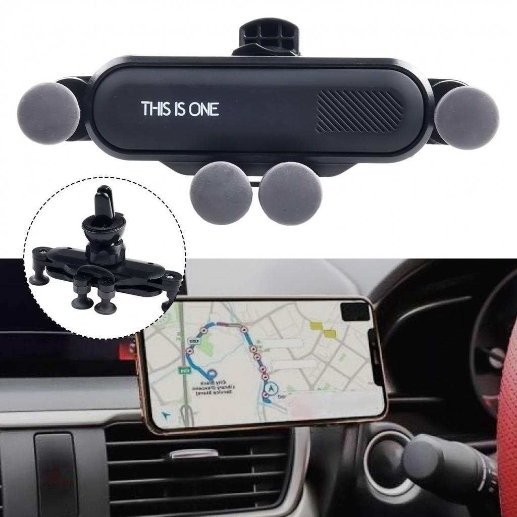 ABS Luftventilställ Mobiltelefonhållare Biltillbehör