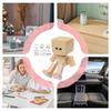 Jescion Dashboard Decoration, Swinging Wooden Doll Decoration, Movable Articulating Wooden Car Accessories with Cute
