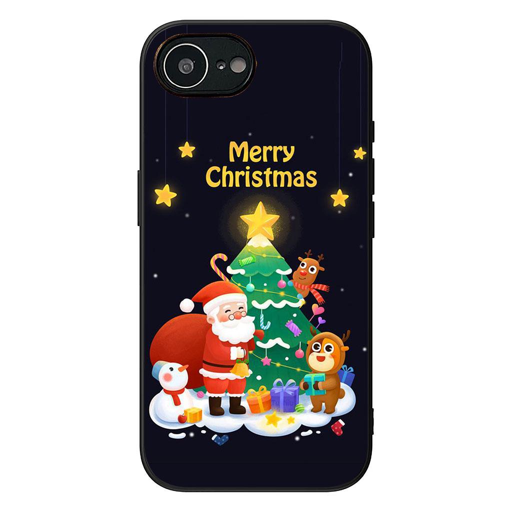 For Motorola Moto G86 G57 G67 G54 G24 G15 Power G13 G14 G34 G35 G45 G53 G55 G64 G75 G72 Case Tree Deer Merry Christmas Snowman