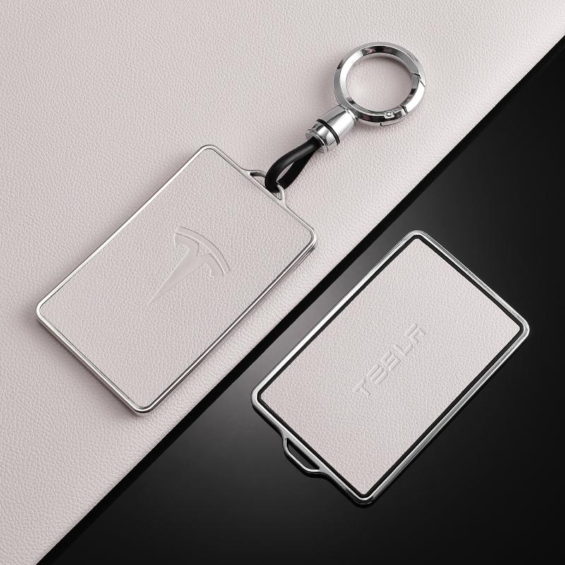 Шкіряний TPU Чохол-Оболонка для Автомобіля NFC Ключа Брелок Для Tesla Model 3 Model S Model X Model Y Безключовий Захисний Тримач Авто Аксесуари