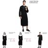 Captivating Priest Costume Robe With Classic Godfather Style For Memorable Halloween Celebrations