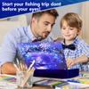 24-Day Fishing Advent Calendar Multi-Purpose Fishing Lure Calendars Wear Resist Multi Jointed Swimbait Suit For Men Teens Boys