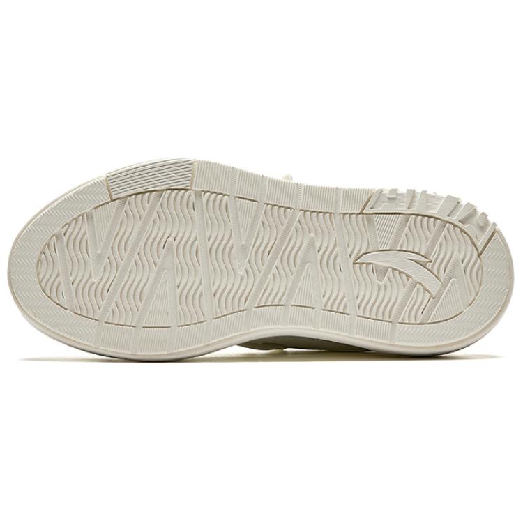 New Anta Anti Slip And Wear Resistant Coverage Low Top Skateboard Shoes Women's White 122518033-4