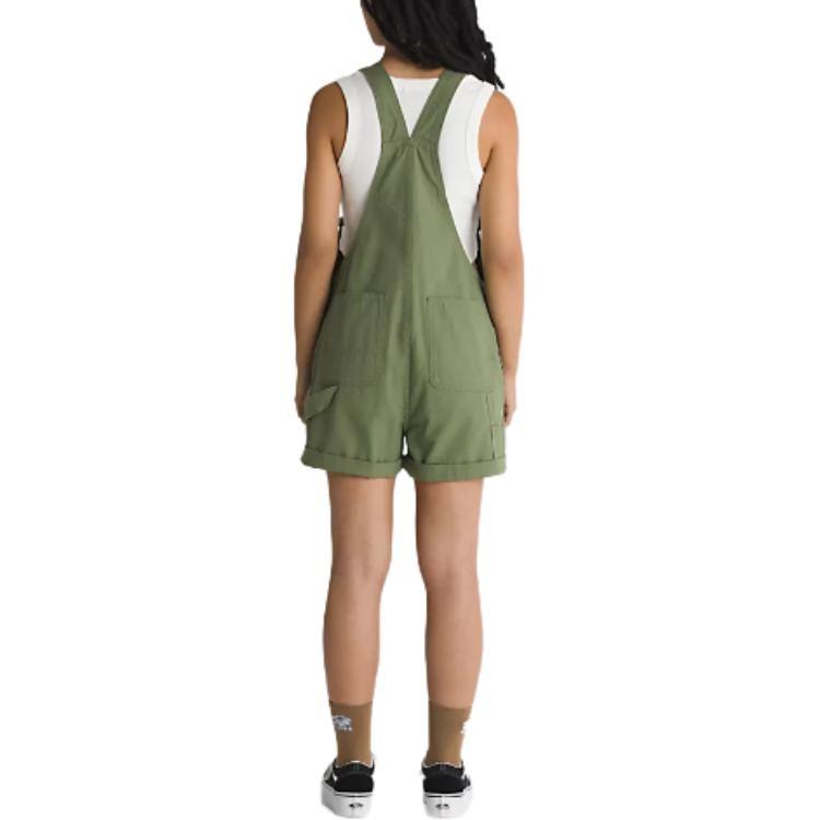 (WMNS) Vans Ground Work Shortalls 'Green' Women's VN0A5LMWAMB